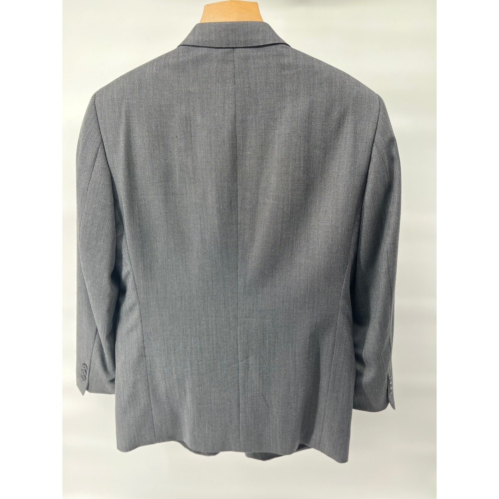 Petrocelli Mens Gray Wool Cashmere Blend Blazer Jacket Size‎ 44R Business Career - Picture 3 of 11